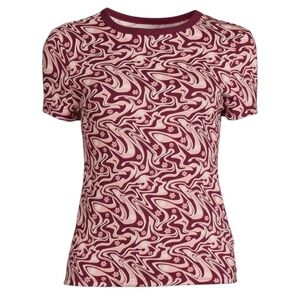 No Boundaries Juniors Retro Look Hippie Tee Shirt, Flower Power!